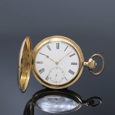 MOVADO Herrensavonette in RoseG 585/000, Schweiz um 1920, glattes Geh. dell., Metallcuvette, Emailzifferbl. riss., röm. Zahlen, gold. Zeiger, kl. ...