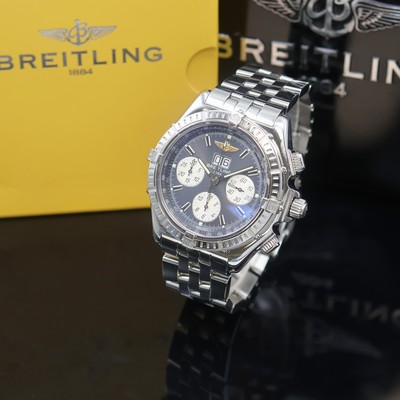 BREITLING Armbandchronograph Crosswind Special Referenz A44355, Automatik, Chronometer in Edelstahl inkl. Pilotband m. Faltschl., Boden und Krone ...