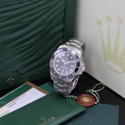 ROLEX Oyster Perpetual Date Deepsea Sea- Dweller Herrenarmbanduhr Referenz 116660, Schweiz verk. lt. beil. Pap. 03/2012, Automatik, LC 522, G-Serie, ...