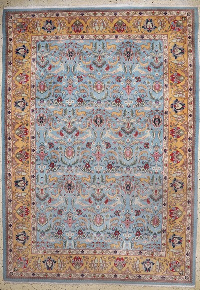 Täbriz, Rumänien, Ende 20.Jhd., Wolle auf Baumwolle, ca. 337 x 237 cm, EHZ: 2-3