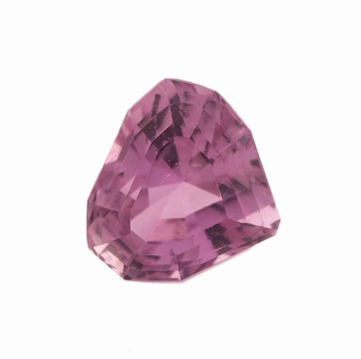 Loser Kunzit, ca. 9.12 ct, tropfenf. Fancy Cut, ca. 11.67 x 13.17 x 9.39 mm, sehr schöne Farbe