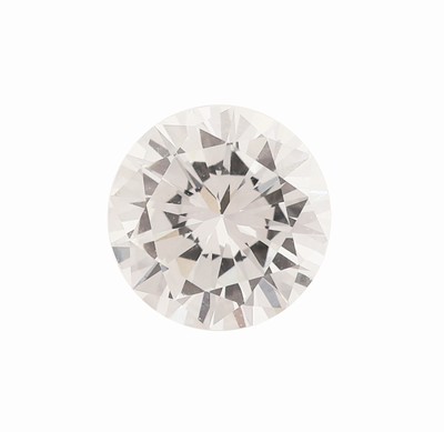 Loser Brillant, ca. 0.556 ct feines Weiß/lupenrein, mit Zertifikat