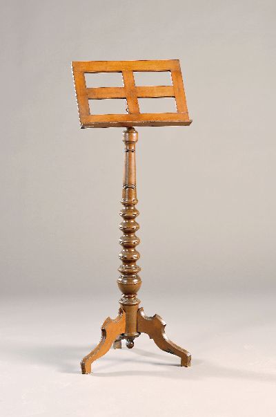 Notenständer, 20.Jh., Vollholz massiv, Dreibein, H. 108cm, EZ 2-3