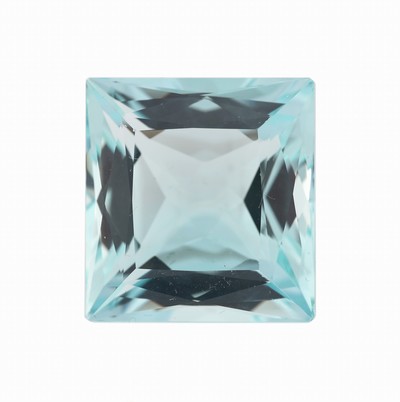 Loser Aquamarin, ca. 36.79 ct, ca. 21.52 x 20.37 x 12.43 mm