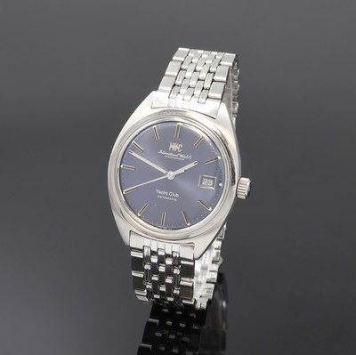 IWC Yacht-Club Herrenarmbanduhr in Stahl Referenz R 811 AD, Schweiz um 1969, Automatik, verschr. Geh. inkl. orig. Gay Freres Gliederband m. Faltschl. ...