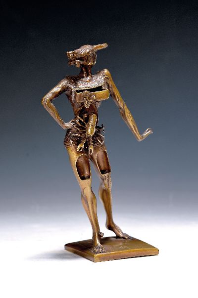 Salvador Dali, 1904-1989, Minotaurus, Bronzeskulptur, sign., H. ca. 18.5cm
