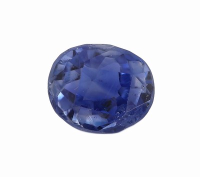 Loser Saphir, ca. 1.74 ct, ovalfacett., besch.