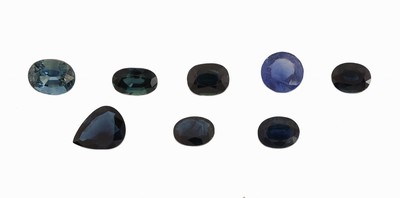 Lot lose Saphire zus. ca. 18.37 ct, versch. Schliffformen, Größen und Farbnuancen