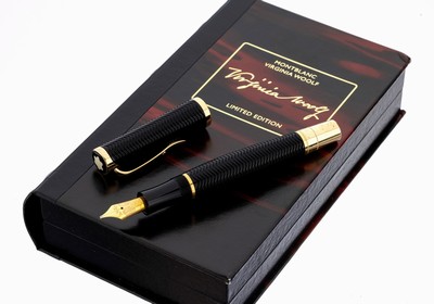 MONTBLANC Writers Edition VIRGINA WOOLF, limited Edition, 06224/16000 Füllfederhalter, 18 kt Goldfeder, F, orig. Etui, Umkarton und ...