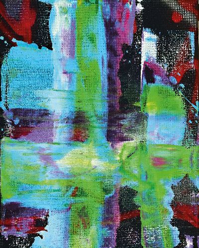 Karl Lagasse, geb. 1981, One Fish III, Acryl auf Lwd, rückseitig betitelt und signiert, ca. 50x40cm, mit Zertifikat