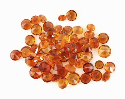Lot 57 lose Citrine, zus. ca. 5.79 ct, ovalfacett., versch. Größen und Farbnuancen