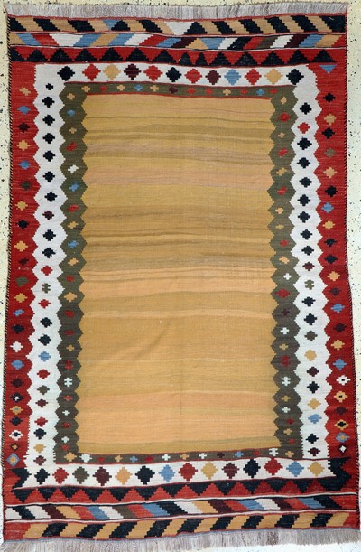 Ghaschgai Kelim, Persien, Anfang 20.Jhd, Wolle auf Wolle, ca. 199 x 133 cm, EHZ: 2