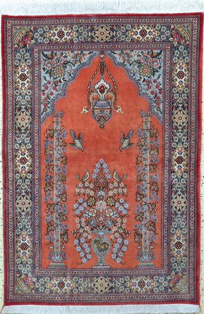 Ghom Kork, Persien, Ende 20.Jhd, Korkwolle,ca. 160 x 110 cm, EHZ: 2