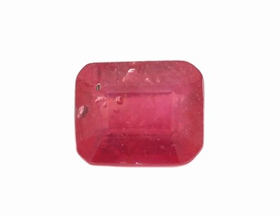 Loser Rubin, ca. 1.14 ct, Emerald Cut