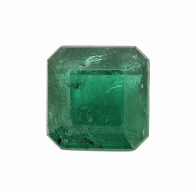 Loser Smaragd, ca. 4.49 ct, Treppenschliff