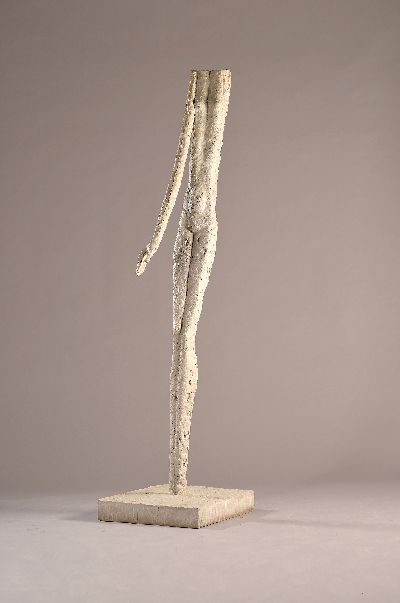 Olbram Zoubek, 1926-2017 Prag, Große Skulptur aus Socha-Zement, 1992-95, auf alter Fotografie bezeichnet "oiklu pratele 1992" (Es tut mir ...