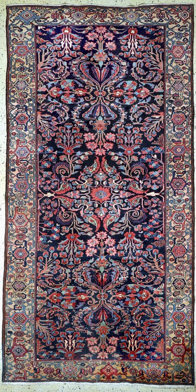 Lilian antik, Persien, um 1900, Wolle auf Baumwolle, ca. 318 x 160 cm, EHZ: 2-3