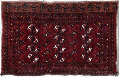 Kisil-Ayak Tschowal antik, Turkmenistan, um1900, Wolle auf Wolle, ca. 175 x 115 cm, EHZ: 2