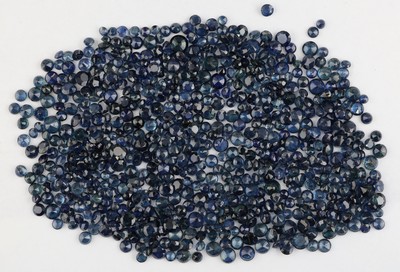 Lot lose Saphire, zus. ca. 100.16 ct, überwiegend rundfacett. versch. Größen, Qualitäten und Farbnuancen