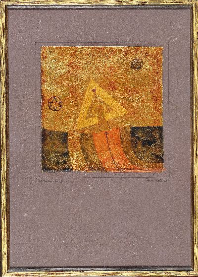 Peter Holme, 1940 Freiberg-2017 Mannheim, Serie aus 14 Arbeiten in Mischtechnik auf Blattgoldgrund und Papier, meist signiert, wohl aus einer Serie ...