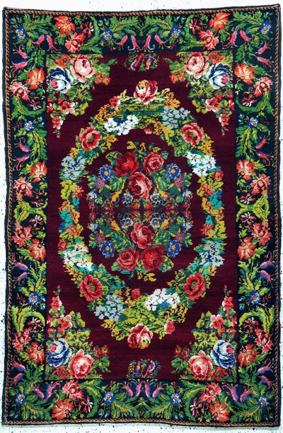 Karabagh alt, Kaukasus, Anfang 20.Jhd, Wolle auf Baumwolle, ca. 202 x 134 cm, EHZ: 2