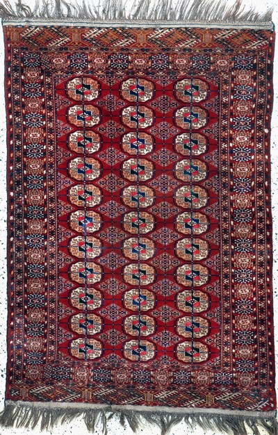 Buchara alt, Turkmenistan, Anfang 20.Jhd, Wolle auf Wolle, ca. 155 x 110 cm, EHZ: 2(restauriert)