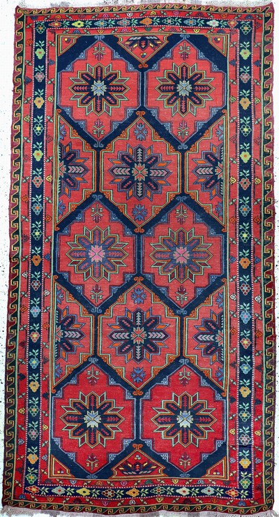 Sumakh alt, Kaukasus, Mitte 20.Jhd, Wolle auf Wolle, ca. 310 x 165 cm, EHZ: 2