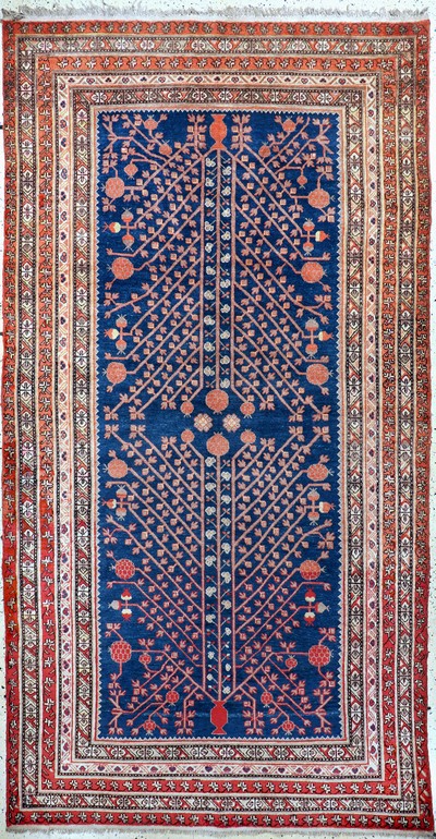 Khotan alt, Torkestan, Anfang 20.Jhd, Wolleauf Baumwolle, ca. 340 x 175 cm, EHZ: 2