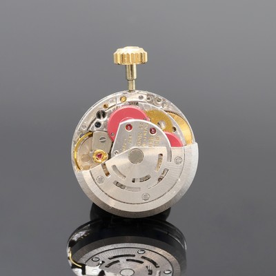 ROLEX Armbanduhrwerk Kaliber 2135 für Modell Datejust, Schweiz, 29 St., 5 Adj., D. ca. 20 mm, Zeigersatz anbei, in gebrauchsfähigem Zustand