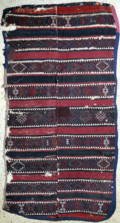 Malatia Kelim antik, Türkei, 19.Jhd, Wolle auf Wolle, ca. 266 x 135 cm, EHZ: 4