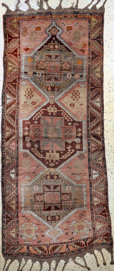 Yürük antik, Türkei, um 1900, Wolle auf Wolle, ca. 226 x 100 cm, EHZ: 2