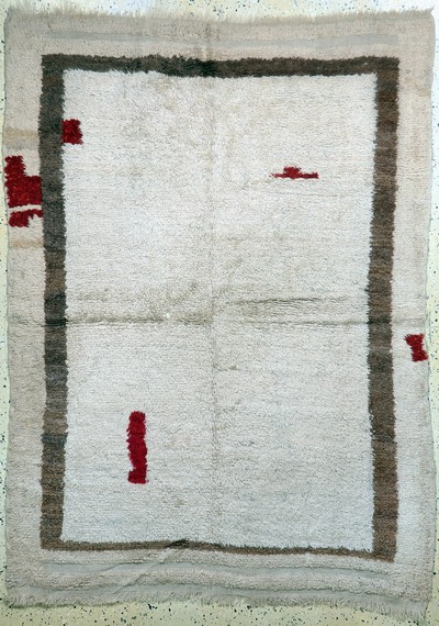 "Tülü"Schlafteppich, Türkei, Anfang 20.Jhd,Wolle auf Wolle, ca. 200 x 150 cm, EHZ: 2 ,(Loch)