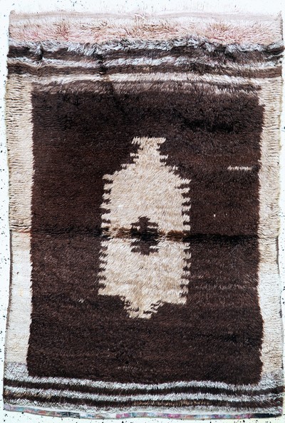 "Tülü"Schlafteppich", Türkei, Anfang 20.Jhd, Wolle auf Wolle, ca. 180 x 125 cm, EHZ: 2-3