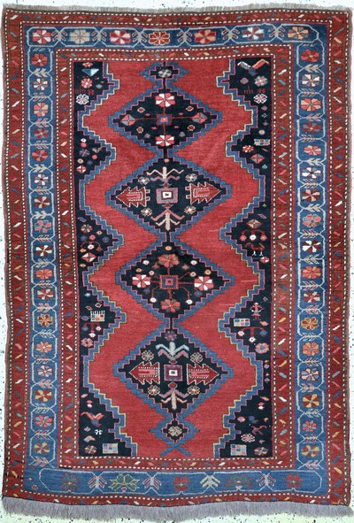 Karabagh antik, Kaukasus, um 1900, Wolle auf Wolle, ca. 192 x 134 cm, EHZ: 2