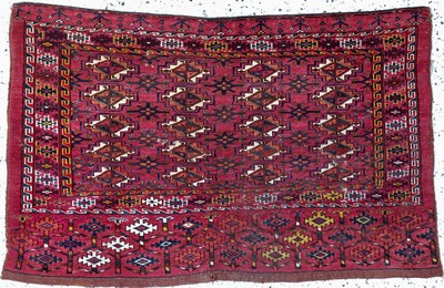 Tekke Tschowal antik, Turkmenistan, um 1900, Wolle auf Wolle, ca. 122 x 78 cm, EHZ: 4