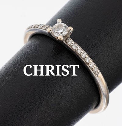 18 kt Gold CHRIST Brillant-Ring, WG 750/000, 15 Brillanten zus. ca. 0.17 ct Weiß/si, RW 53, ca. 2.0 g, sign., mit orig. Kaufbeleg, neue Rhod. ...