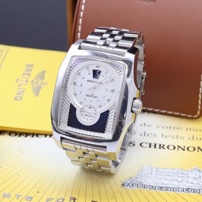 BREITLING for Bentley Flying B Armbandchronometer Referenz A28362, Schweiz verk. lt. beil. Pap. 04/2007, Automatik, Edelstahlgeh. inkl. Gliederband ...