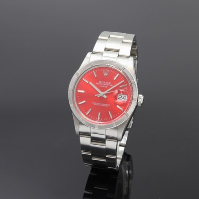 ROLEX Oyster Perpetual Date Armbanduhr Referenz 15010, Schweiz um 1981, Automatik, Chronometer der Superlative in Edelstahl inklusive orig. ...