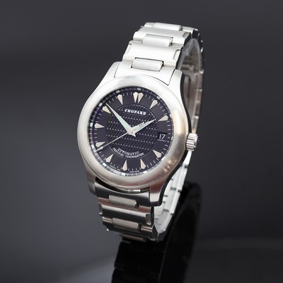 CHOPARD Herrenarmbanduhr L.U.C. Sport Referenz 8200, Schweiz um 2005, Automatik, Chronometer in Edelstahl inkl. Gliederband m. dopp. Faltschl., ...