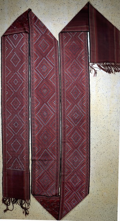 Yomud Zeltband antik, Turkmenistan, um 1900, Wolle auf Wolle, ca. 1410 x 63 cm, EHZ: 2