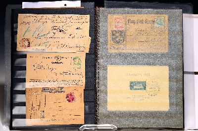 Interessante Sammlung Briefmarken und Briefe, alle Welt, überwiegend Altdeutschland, Deutsches Reich und Drittes Reich, gestempelt, Saargebiet und ...