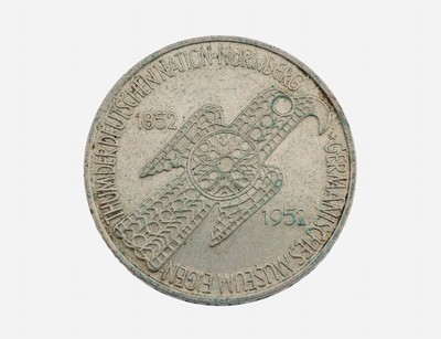 Silbermünze, 5 Mark, 1952, Germanisches MuseumNürnberg