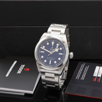 TUDOR Armbanduhr Heritage Black Bay 36 Referenz 79500, Automatik, Edelstahlgeh. inkl. Gliederband m. Faltschl., Boden und Krone verschr., ab Herst. ...