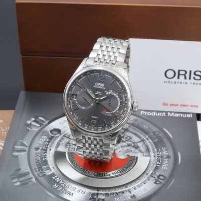 ORIS Artelier Herrenarmbanduhr Referenz 01 113 7738 4063, Schweiz verk. lt. Pap. 12/2018, Handaufzug, beids. vergl. Geh. in Edelstahl inkl. orig. ...