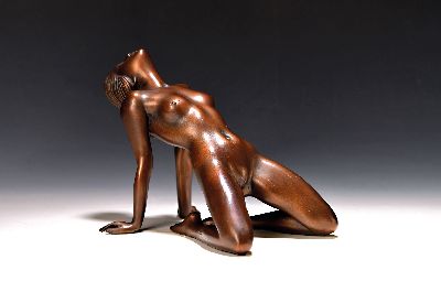 Arno Breker, 1900-1991, Junge Venus, Bronzeskulptur, signiert und num. 211/300, H. ca. 19.5cm