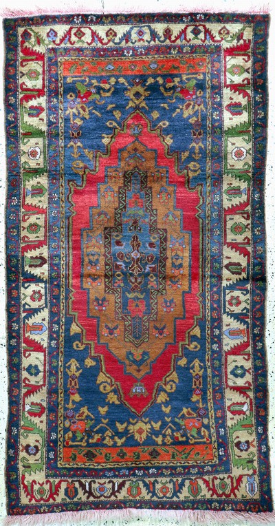 Taspinar alt, Türkei, Mitte 20.Jhd, Wolle auf Wolle, ca. 235 x 125 cm, EHZ: 2