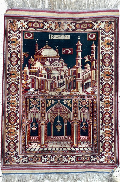 Zakini fein alt, Afghanistan, Mitte 20.Jhd,Wolle auf Wolle, ca. 125 x 90 cm, EHZ: 2