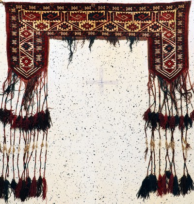 Ersari"Kapunuk"antik, Turkmenistan, um 1900, Wolle auf Wolle, ca. 148 x 65 cm, EHZ: 2
