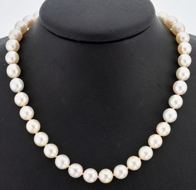 Perl-Collier, endlos, Akoyazuchtperlen, D. ca. 8.4-8.7 mm, L. ca. 90 cm