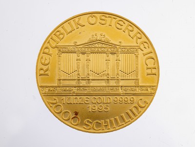 Goldmünze, 2000 Schilling, 1995, Wiener Philharmoniker